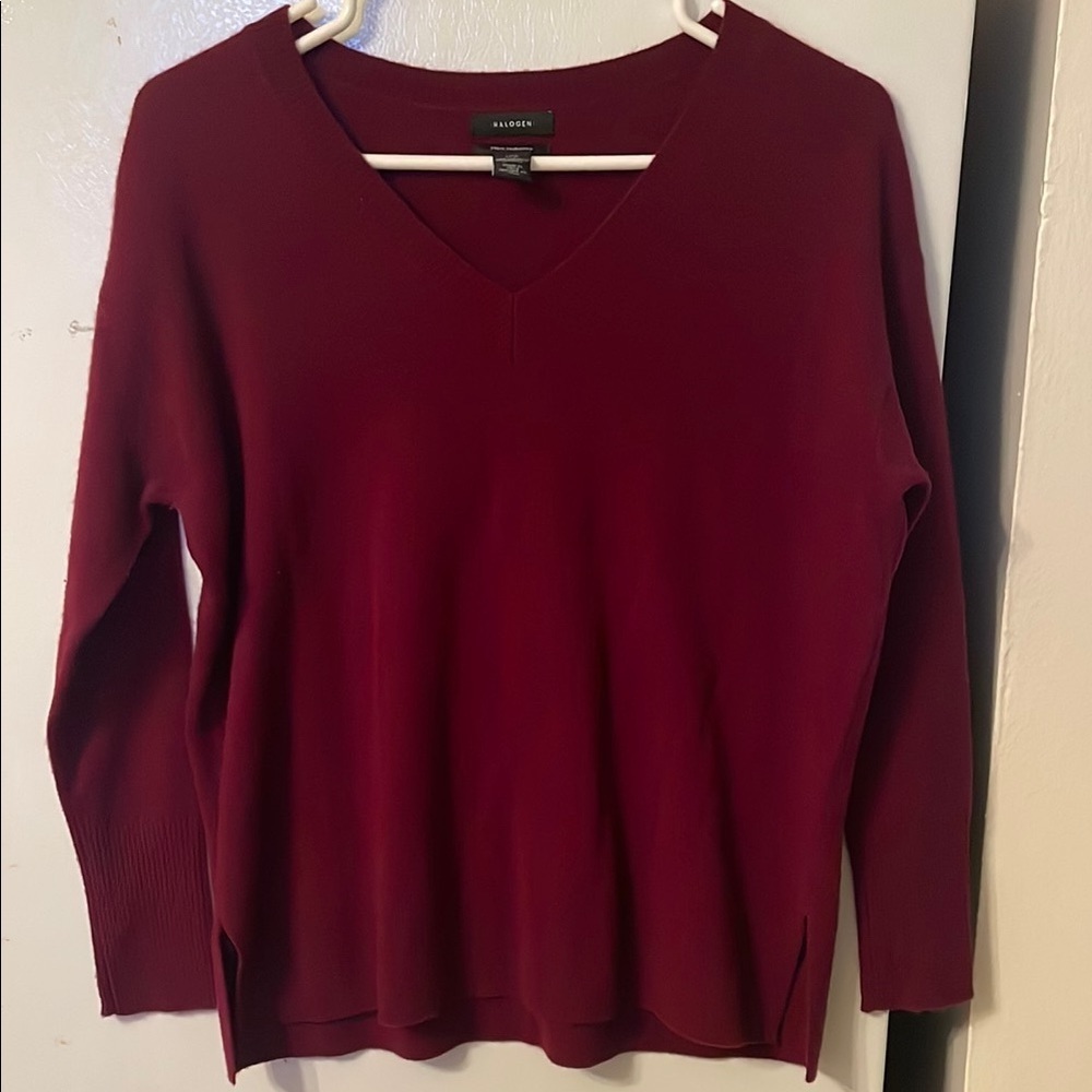 Halogen Women's 100% Cashmere Sweater Oversized XXS Petite